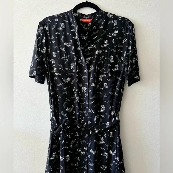 Joe Fresh Black and White Shirtdress - NWOT - Picture 3 of 10